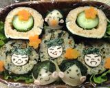 フランクdeおたふく✴︎節分キャラ弁作り方7写真