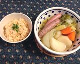 料理学校で習った人参と鶏肉のバターライス作り方5写真