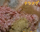 お肉は半分!!節約ヘルシーハンバーグ♡作り方5写真