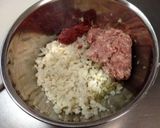 手ごね鶏ももハンバーグ作り方4写真