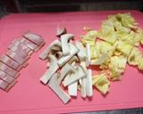キャベツとキノコ、ベーコンのパスタ♡作り方1写真