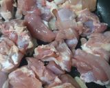 鶏とじゃがいもの味噌照り作り方4写真