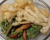 山菜ごはんdeしらす丼作り方1写真