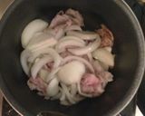 白菜てんこ盛り豚肉のすき焼き風！作り方1写真