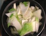 白菜てんこ盛り豚肉のすき焼き風！作り方2写真