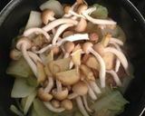 白菜てんこ盛り豚肉のすき焼き風！作り方3写真