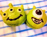 ミッキーのマカロン(チョコ)作り方13写真