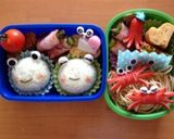 目玉ピックで簡単キャラ弁(^o^)作り方3写真