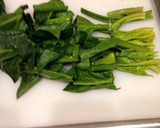 レンジで簡単、ほうれん草のおひたし☆作り方1写真