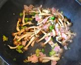 ベーコンとしめじの和風パスタ☆作り方3写真