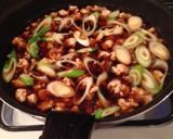茄子と鶏そぼろの卵とじ丼作り方4写真
