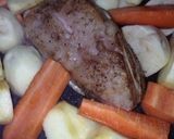 ローストポーク簡単お洒落なりんごソース作り方4写真
