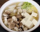 ぷりぷり牡蠣とジャンボしめじのお鍋作り方3写真