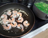 海老と帆立とほうれん草のパスタ作り方4写真