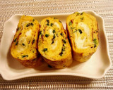 お弁当に♪桜エビと小ネギの卵焼き作り方3写真