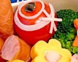 ミニトマトをちょっとオシャレに！キャラ弁作り方2写真