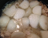 ✿とろ～り かぶと鶏ひき肉のあんかけ✿作り方4写真