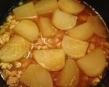 ✿とろ～り かぶと鶏ひき肉のあんかけ✿作り方5写真
