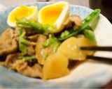 大根柔らか♪豚バラ大根☻半熟玉子添え作り方9写真