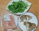 簡単！舞茸と水菜のヘルシー和風パスタ作り方1写真