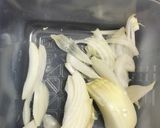 豚バラ肉とアスパラの焼きうどん作り方2写真