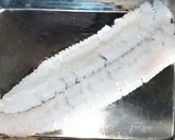 ふわふわハモのフライ 米粉と天ぷら粉使用作り方1写真