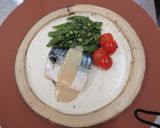 さばのみそ豆乳だれかけ作り方4写真