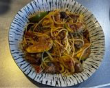 いちじくとマッシュルームの牡蠣醤油秋パスタ作り方6写真