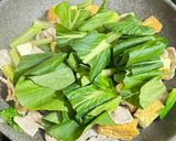 厚揚げと小松菜の豚バラごま味噌炒め作り方6写真
