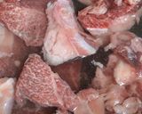 名古屋風どて煮＊牛スジ煮込み・もつ煮込み作り方1写真