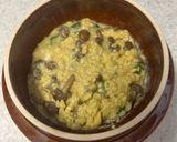 なめことオクラの姜葱醬たまご蒸し作り方5写真