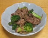 牛肉とブロッコリーのオイスターソース炒め作り方3写真