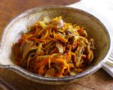 レンジで★にんじんと舞茸の甘醤油煮作り方6写真