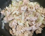 簡単！豚肉のりんごジャム炒め作り方1写真