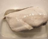 レンジで簡単！鶏むね肉のレタスサラダ作り方3写真