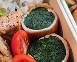 鮭とキノコのバター醤油焼き弁当作り方5写真