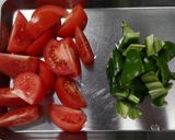 むね肉とトマト、茄子、ピーマンの炒めもの作り方2写真