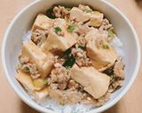 簡単☆カレー麻婆豆腐作り方8写真