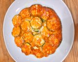 簡単副菜☆ズッキーニのカリカリチーズ焼き作り方4写真