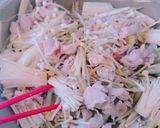 ＊豚肉とごぼうとえのきの紅しょうが炒め＊作り方4写真
