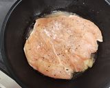 炒めないペペロンチーノとむね肉のグリルチキン作り方2写真