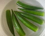 5分で完成⭐︎オクラとザーサイの簡単副菜作り方2写真