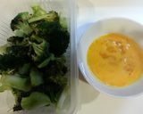 ブロッコリーと玉子の中華炒め作り方1写真