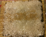 クリームチーズとしょうがの巻き寿司作り方1写真