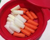 ヨシダソースで♪肉巻き大根&キャロット作り方2写真