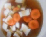 本つゆで餃子鍋作り方5写真