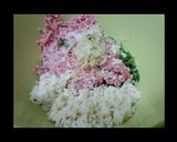 春菊と生姜のおから入りポークハンバーグ！作り方3写真