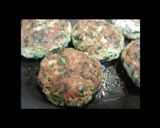 春菊と生姜のおから入りポークハンバーグ！作り方5写真