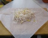 クッキングシートで、豚肉のレンジ蒸し作り方4写真