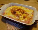 バレンタインに♪ピンクポテトグラタン作り方6写真